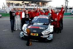 René Rast, Audi Sport Team Rosberg, Audi RS 5 DTM celebrate with the team