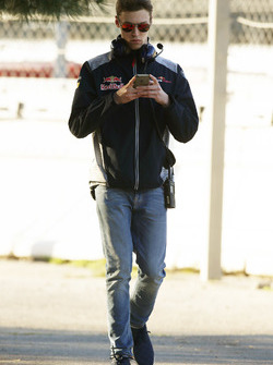 Daniil Kvyat, Scuderia Toro Rosso, in the paddock