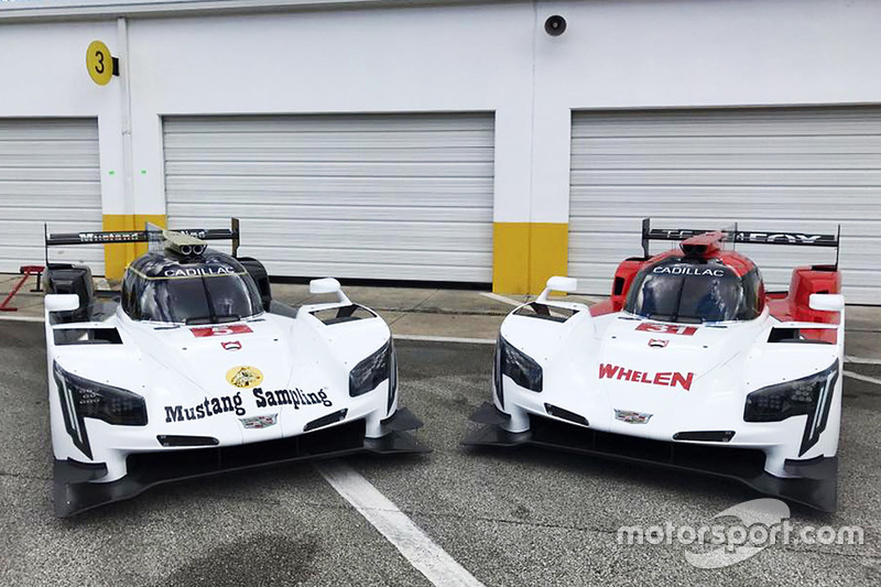 The two Action Express Racing Cadillac DPi-V.R