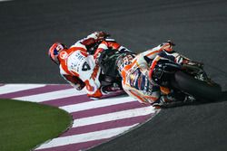 Danilo Petrucci, Pramac Racing; Marc Marquez, Repsol Honda Team