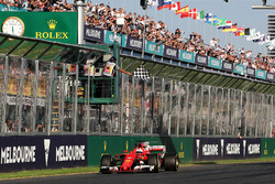 Winner Sebastian Vettel, Ferrari SF70H