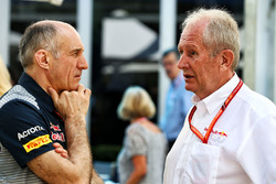 Franz Tost, Scuderia Toro Rosso Team Principal, Dr Helmut Marko, Red Bull Motorsport Consultant