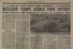 Tribune de Lausanne, Rangiers 1967