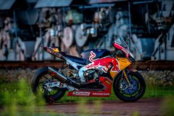 Das Bike von Stefan Bradl, Honda World Superbike Team am F60 Bagger