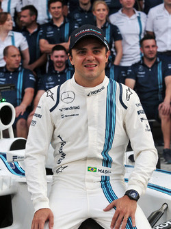 Felipe Massa, Williams lors d'une photo de groupe