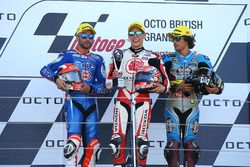 Podium: race winner Takaaki Nakagami, Idemitsu Honda Team Asia, second place Mattia Pasini, Italtran
