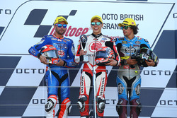 Podium: race winner Takaaki Nakagami, Idemitsu Honda Team Asia, second place Mattia Pasini, Italtran