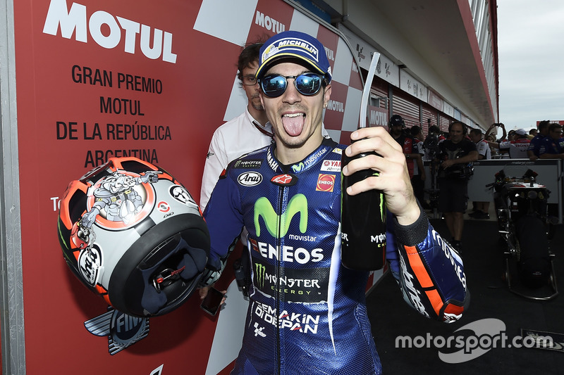 Race winner Maverick Viñales, Yamaha Factory Racing