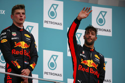 Podium: Race winner Max Verstappen, Red Bull Racing, third place Daniel Ricciardo, Red Bull Racing