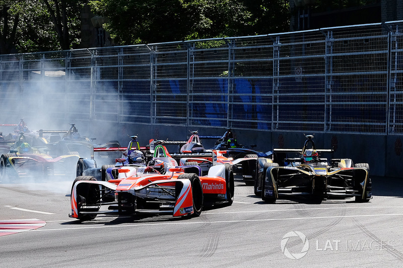 Start: Felix Rosenqvist, Mahindra Racing, führt