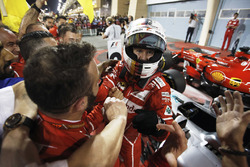 Race winner Sebastian Vettel, Ferrari SF70H