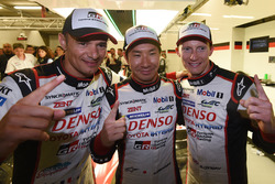 Polesitters #7 Toyota Gazoo Racing Toyota TS050 Hybrid: Mike Conway, Kamui Kobayashi, Stéphane Sarrazin