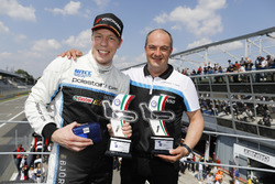 Thed Björk, Polestar Cyan Racing, Volvo S60 Polestar TC1 and Fredrik Wahlen, Team manager Polestar C