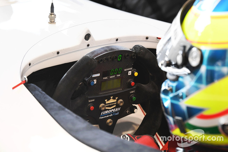 Zsolt Baumgartner, F1 Experiences 2-Seater driver and steering wheel