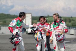 Tiago Monteiro, Honda Racing Team JAS, Honda Civic WTCC, Ryo Michigami, Honda Racing Team JAS, Honda Civic WTCC, Norbert Michelisz, Honda Racing Team JAS, Honda Civic WTCC