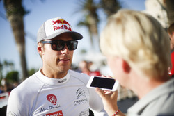 Andreas Mikkelsen, Citroën C3 WRC, Citroën World Rally Team alks to the media