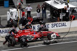 Graham Rahal, Rahal Letterman Lanigan Racing Honda pit stop