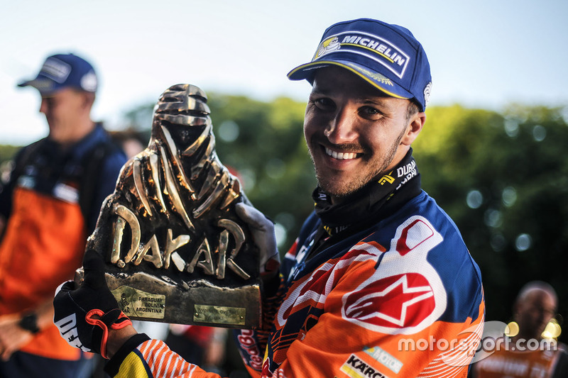 Winner Sam Sunderland, Red Bull KTM Factory Racing 