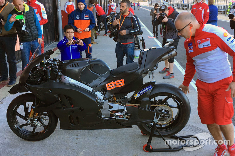 La moto de Jorge Lorenzo, Ducati Team