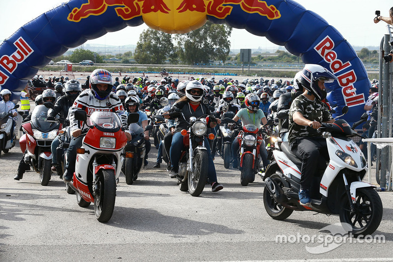 'Eagle Convoy' menyambut MotoGP Spanyol