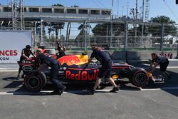 The car of Max Verstappen, Red Bull Racing RB13