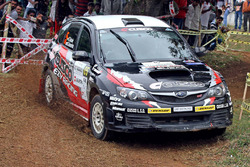 Sanjay Takale, Noriko Takeshita, Subaru Impreza WRX, Cusco Racing