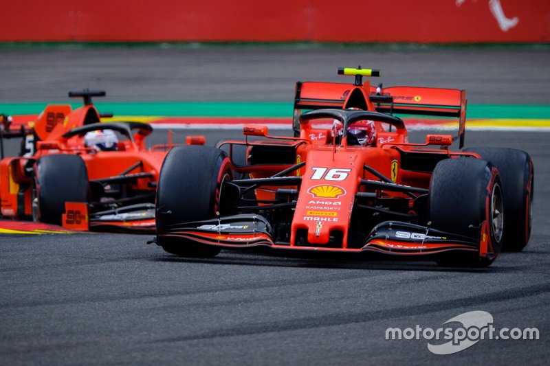 Charles Leclerc, Ferrari SF90, Sebastian Vettel, Ferrari SF90