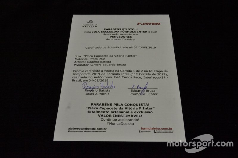 Certificado de Autenticidade
