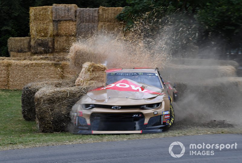 Accidente del Chevrolet Camaro Andy Pietree