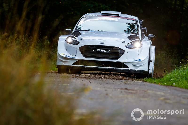 Valtteri Bottas test de M-Sport Ford Fiesta WRC

