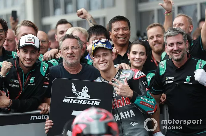 Tercer lugar Fabio Quartararo, Petronas Yamaha SRT