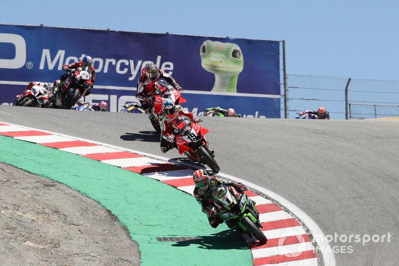 Jonathan Rea, Kawasaki Racing Team, Alvaro Bautista, Aruba.it Racing-Ducati Team, Chaz Davies, Aruba.it Racing-Ducati Team, Toprak Razgatlioglu, Turkish Puccetti Racing