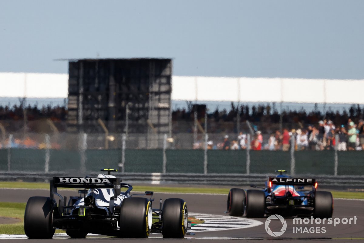 George Russell, Williams FW43B, Esteban Ocon, Alpine A521, Pierre Gasly, AlphaTauri AT02
