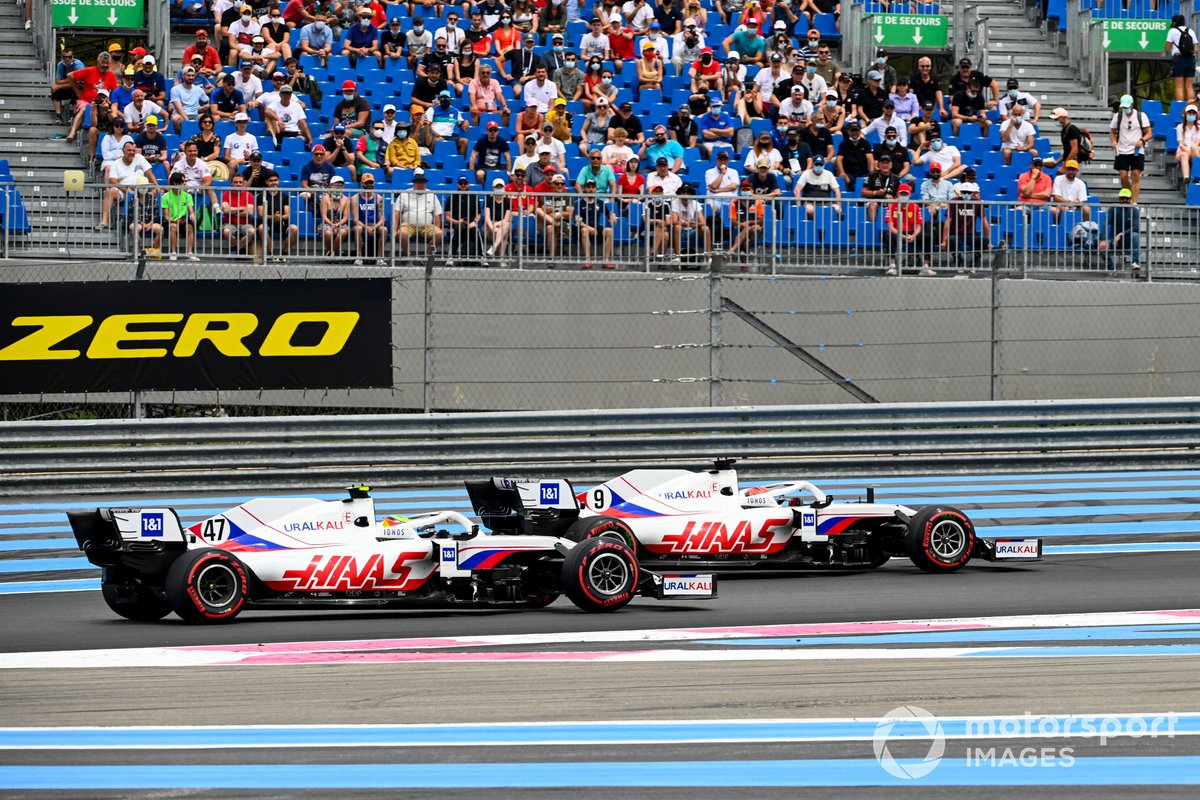 Nikita Mazepin, Haas VF-21, Mick Schumacher, Haas VF-21