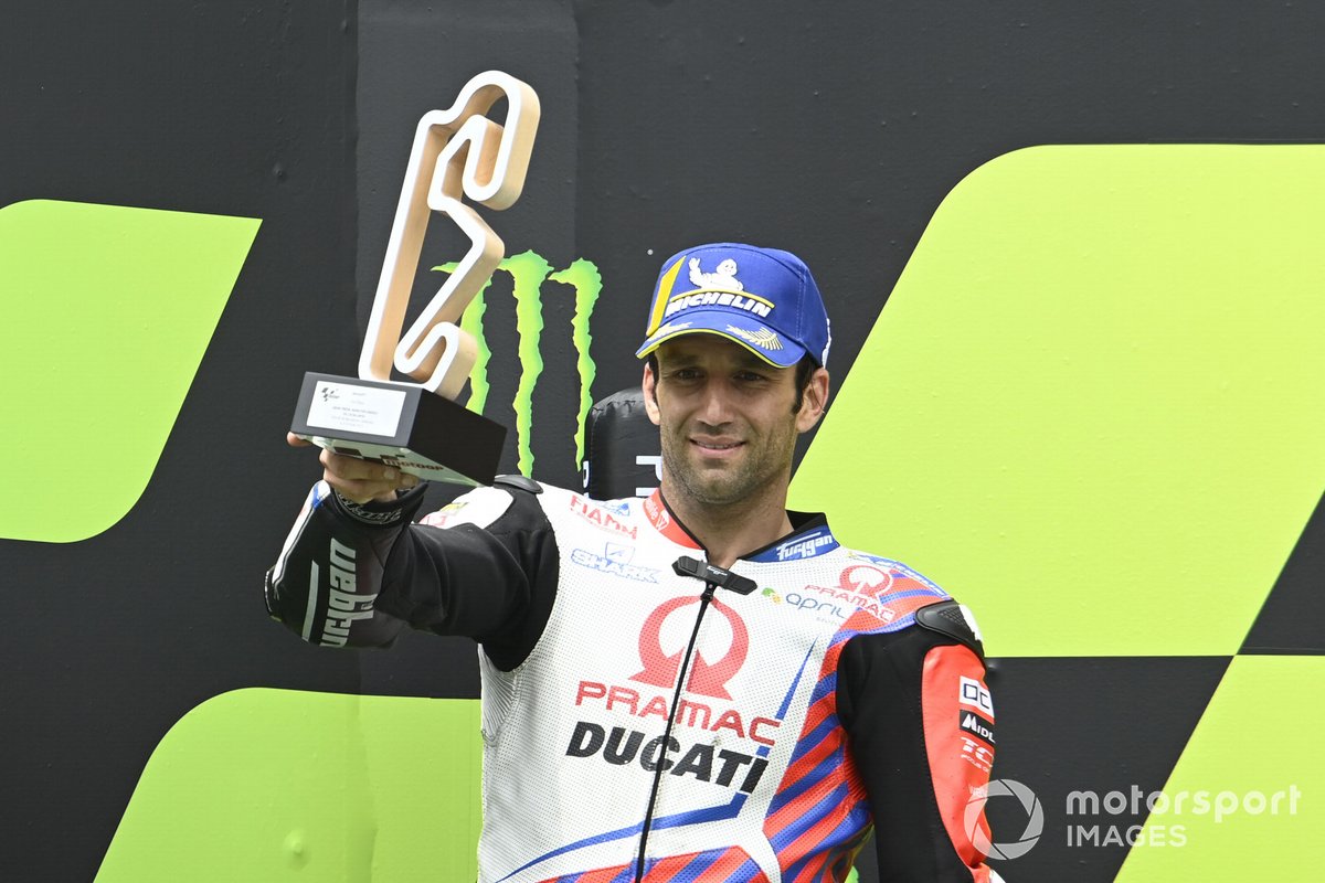 Podio: segundo lugar Johann Zarco, Pramac Racing