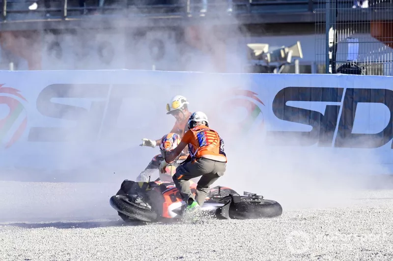 Jack Miller, incidente Red Bull KTM Factory Racing
