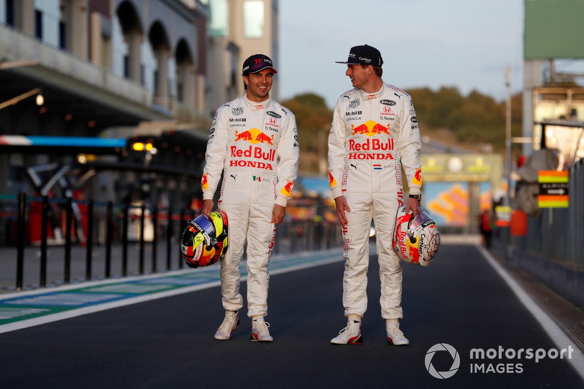 Sergio Pérez, Red Bull Racing Max Verstappen, Red Bull Racing