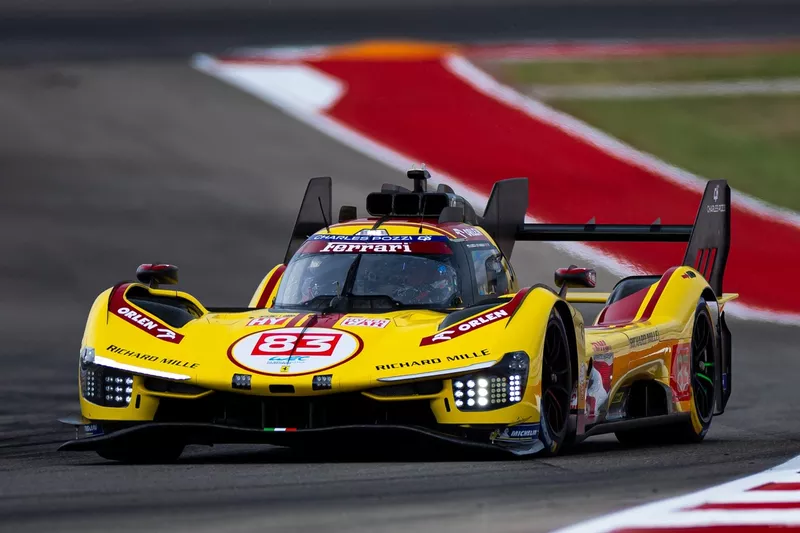 #Ferrari 499P AF Corse n°83 Robert Kubica, Yifei Ye, Philip Hanson