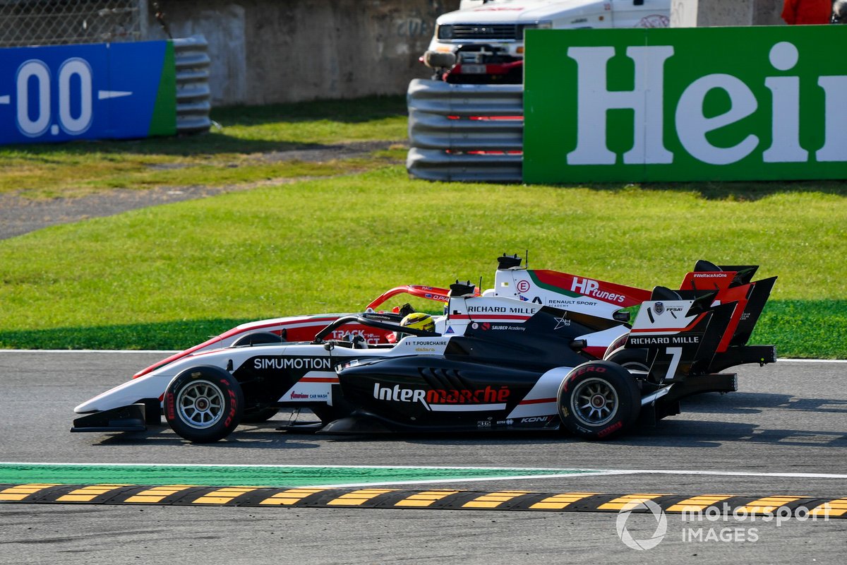 Oscar Piastri, Prema Racing y Theo Pourchaire, ART Grand Prix