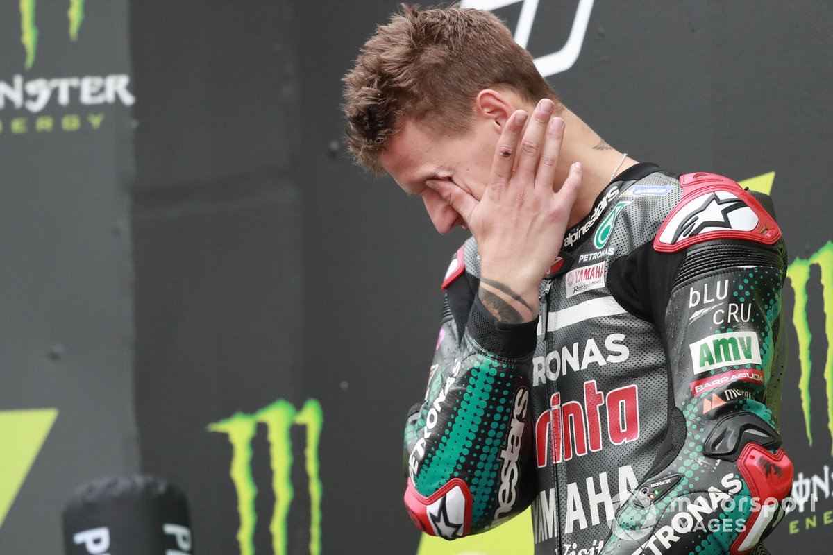 Podio: ganador Fabio Quartararo, Petronas Yamaha SRT