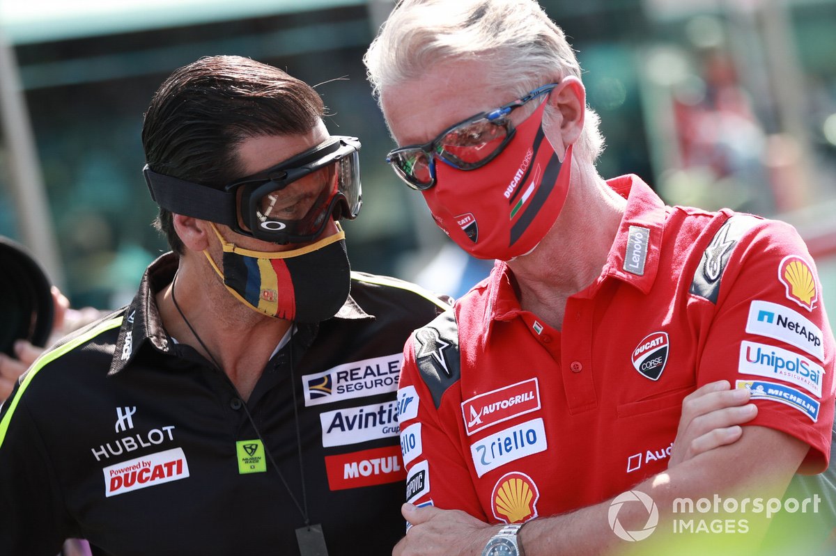 Ruben Xaus, Paolo Ciabatti, Ducati Corse Sporting Director