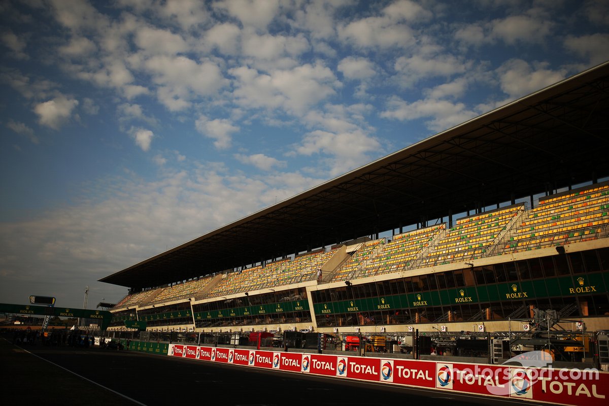 Empty grandstand
