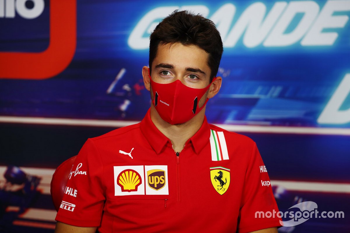 Charles Leclerc, Ferrari in conferenza stampa