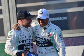 Valtteri Bottas en Lewis Hamilton, Mercedes AMG F1