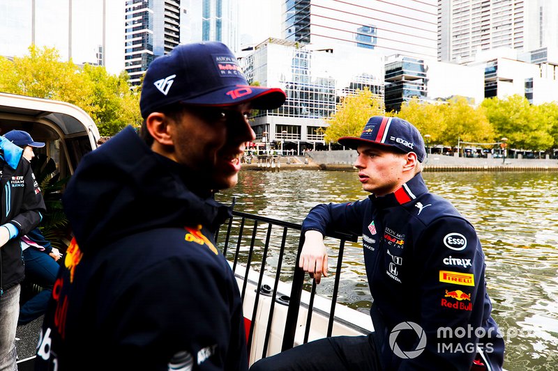 Max Verstappen en Pierre Gasly, Red Bull Racing