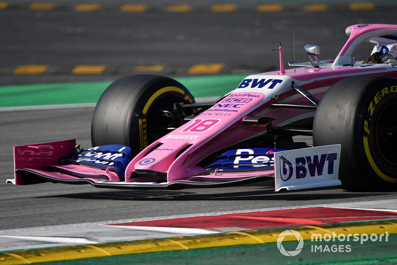 Morro y alerón del Racing Point F1 Team RP19