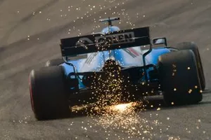 Vonken bij George Russell, Williams Racing FW42