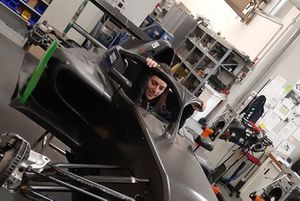 Sharon Scolari im Cockpit der Regional Formula