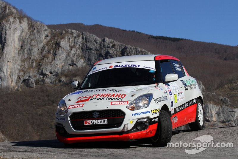 Fabio Poggio, Valentina Briano, Suzuki Swift R1B #59, Alma Racing