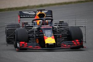 Max Verstappen, Red Bull Racing RB15 with aero sensors